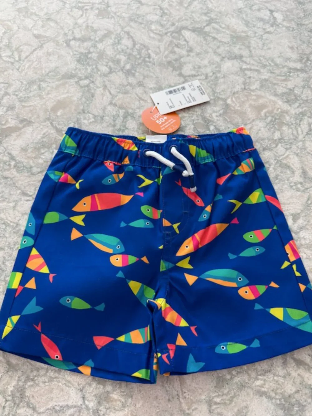 Lot of 2, 2T NWT Gymboree Boys Swim Trunks Bundle Blue